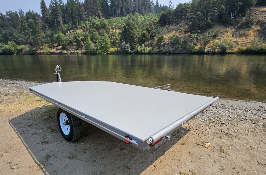 7' x 12' Raft Trailer – R&M Metal Fabrication